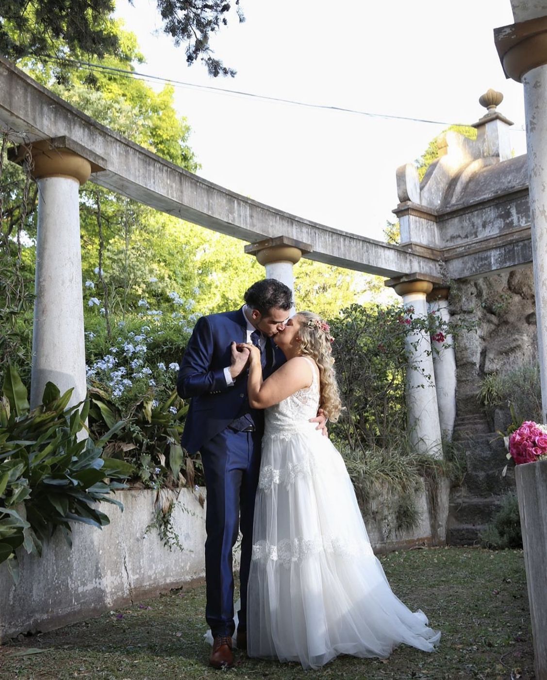 En el jardín